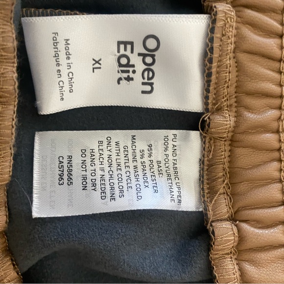 Open edit Chic Tan Wide-Leg Women's Pants - Picture 8 of 9